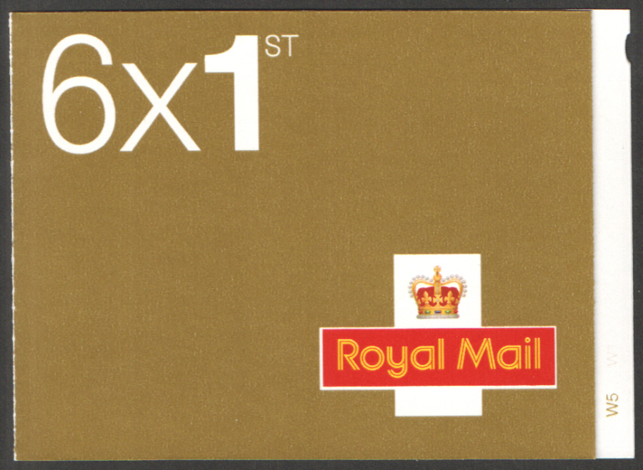 (image for) MB8d / SB5(20) Cyl W5 2012 Stamp Programme 6 x 1st Class Booklet